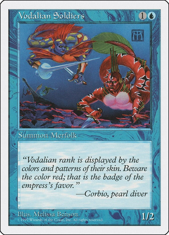 Image for Vodalian Soldiers (5ED) - Magic: The Gathering