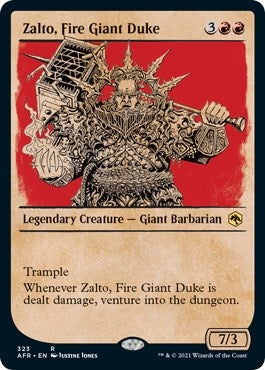 Zalto, Fire Giant Duke (Showcase) (323) (AFR)