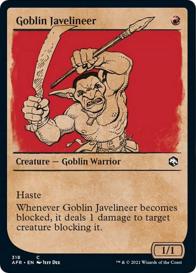 Goblin Javelineer (Showcase) (318) (AFR)