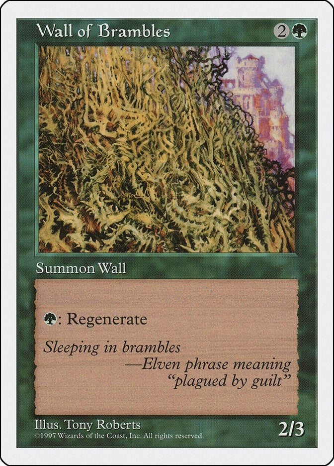 Image for Wall of Brambles (5ED) - Magic: The Gathering