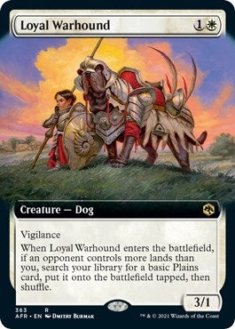 Loyal Warhound (Extended Art) (363) (AFR)