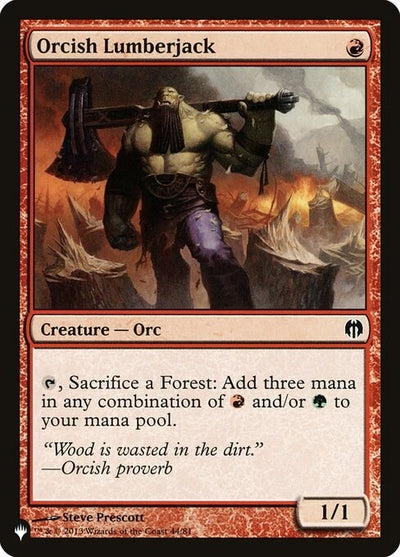 Orcish Lumberjack (44/81) (LIST)