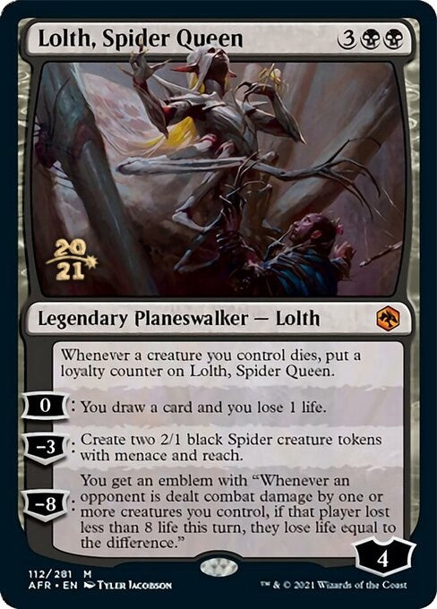 Image for Lolth, Spider Queen (112) (PRE) - Magic: The Gathering