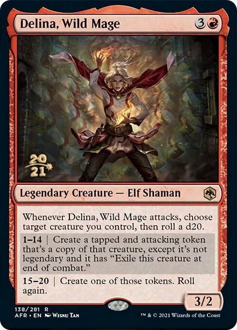 Image for Delina, Wild Mage (138) (PRE) - Magic: The Gathering