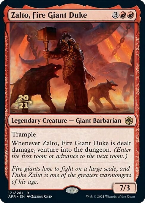 Image for Zalto, Fire Giant Duke (171) (PRE) - Magic: The Gathering