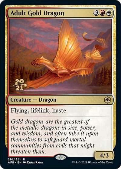 Adult Gold Dragon (216) (PRE)