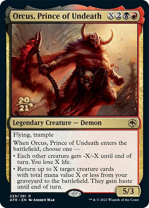 Image for Orcus, Prince of Undeath (229) (PRE) - Magic: The Gathering