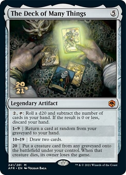 Image for The Deck of Many Things (241) (PRE) - Magic: The Gathering