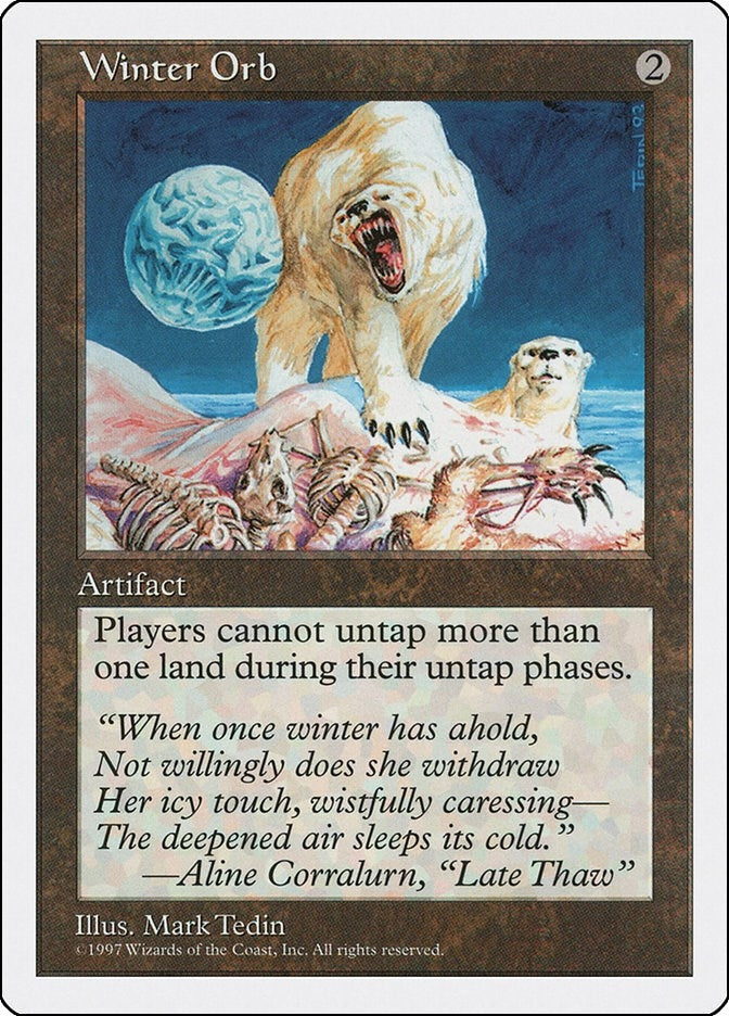 Image for Winter Orb (5ED) - Magic: The Gathering