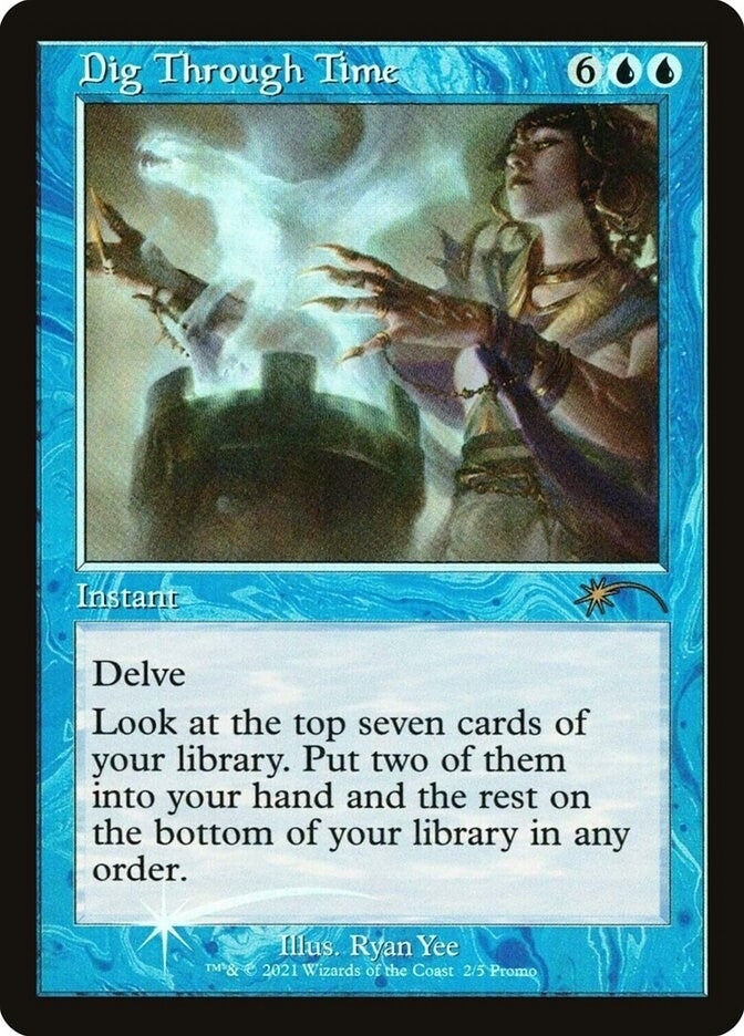 Image for Dig Through Time (Retro Frame) (2) (WPN) - Magic: The Gathering