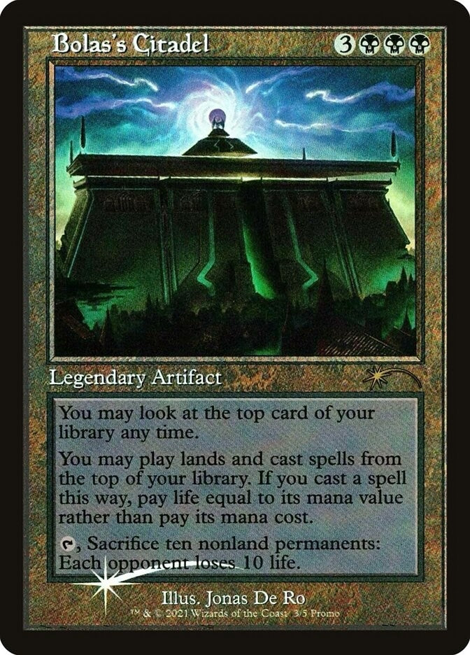 Image for Bolas's Citadel (Retro Frame) (3) (WPN) - Magic: The Gathering