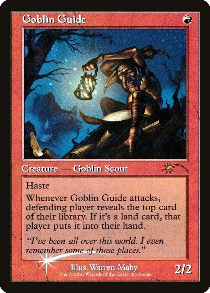 Image for Goblin Guide (Retro Frame) (4) (WPN) - Magic: The Gathering