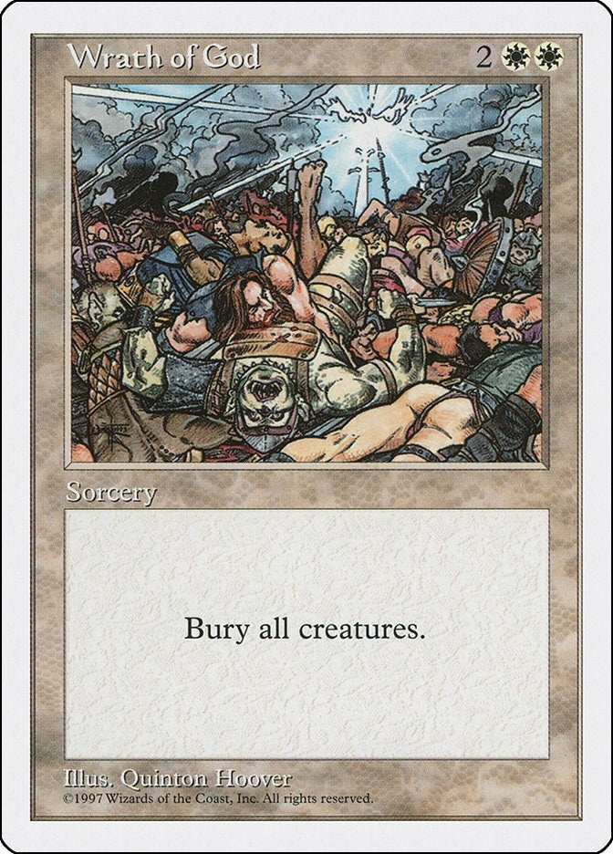 Image for Wrath of God (5ED) - Magic: The Gathering