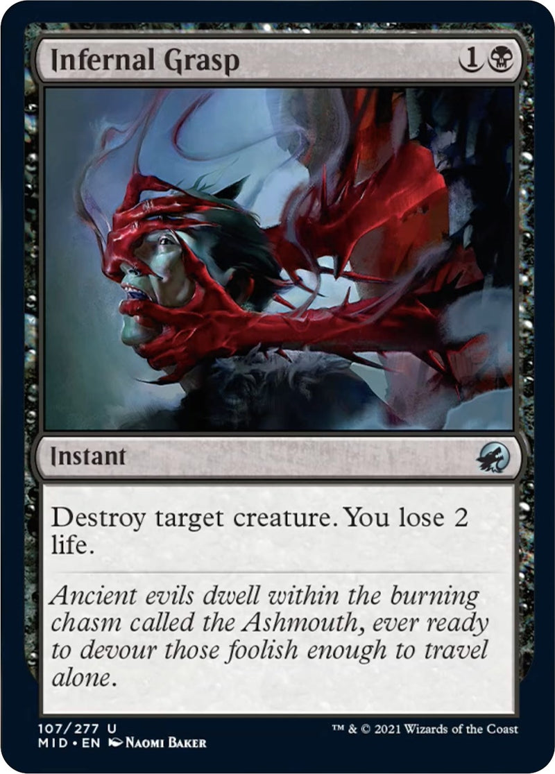 Image for Infernal Grasp (107) (MID) - Magic: The Gathering