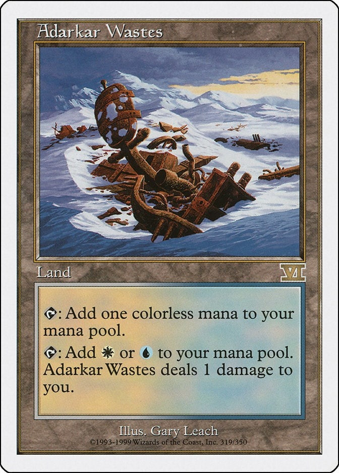 Image for Adarkar Wastes (319) (6ED) - Magic: The Gathering