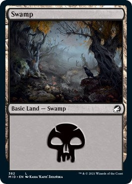 Image for Swamp (382) (382) (MID) - Magic: The Gathering