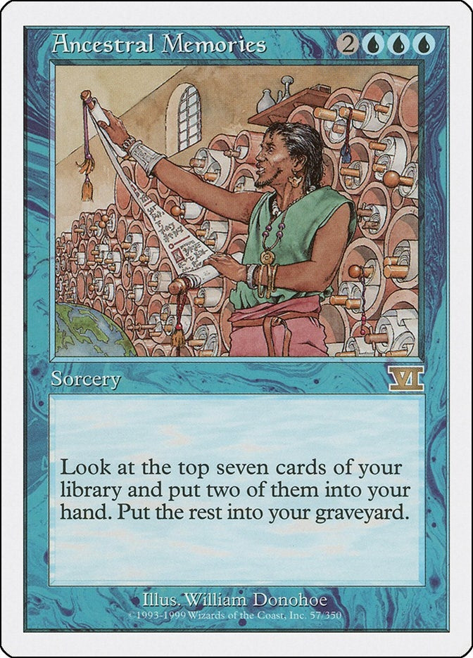 Image for Ancestral Memories (57) (6ED) - Magic: The Gathering