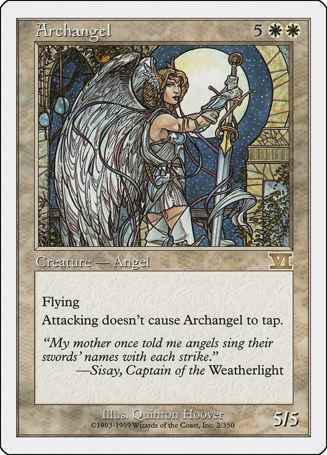 Image for Archangel (2) (6ED) - Magic: The Gathering
