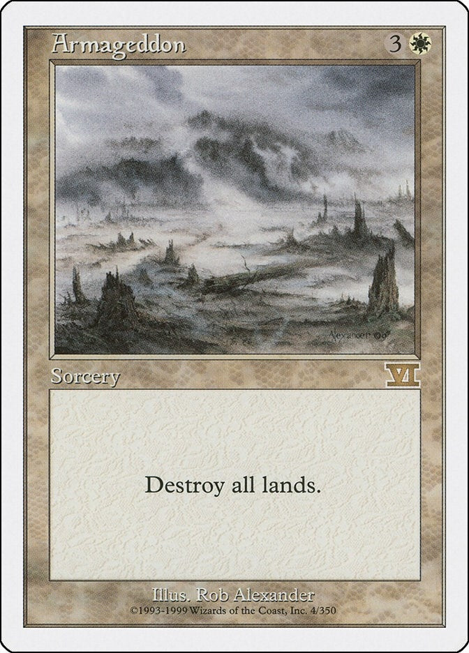 Image for Armageddon (4) (6ED) - Magic: The Gathering