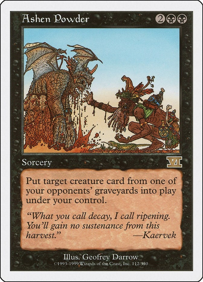 Image for Ashen Powder (112) (6ED) - Magic: The Gathering