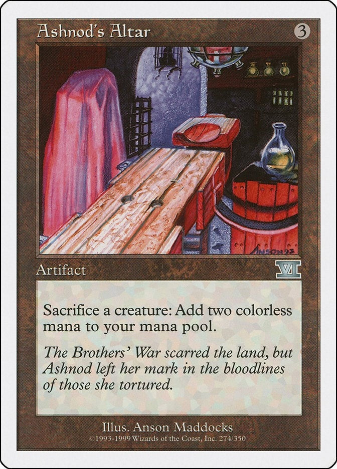 Image for Ashnod's Altar (274) (6ED) - Magic: The Gathering