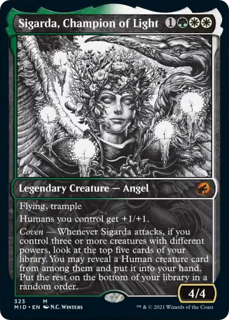 Image for Sigarda, Champion of Light (Showcase) (323) (MID) - Magic: The Gathering