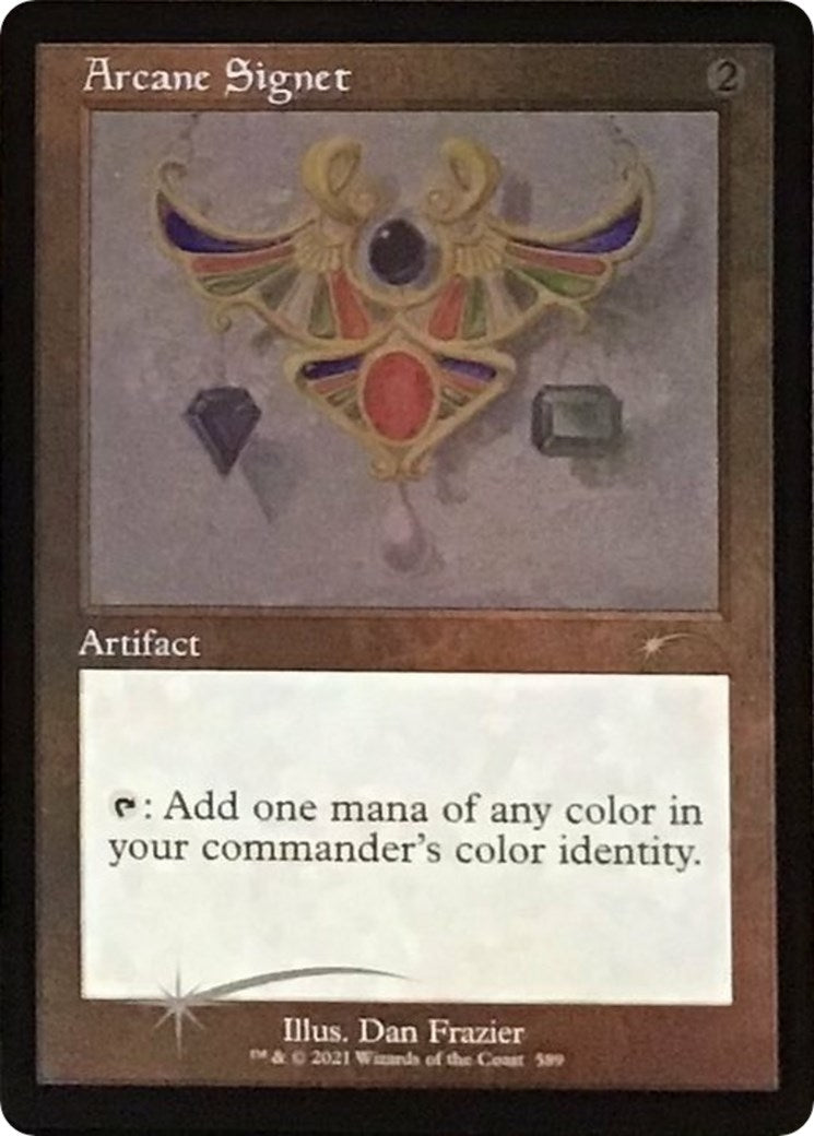 Image for Arcane Signet (589) (Foil Etched) (589) (SLD) - Magic: The Gathering