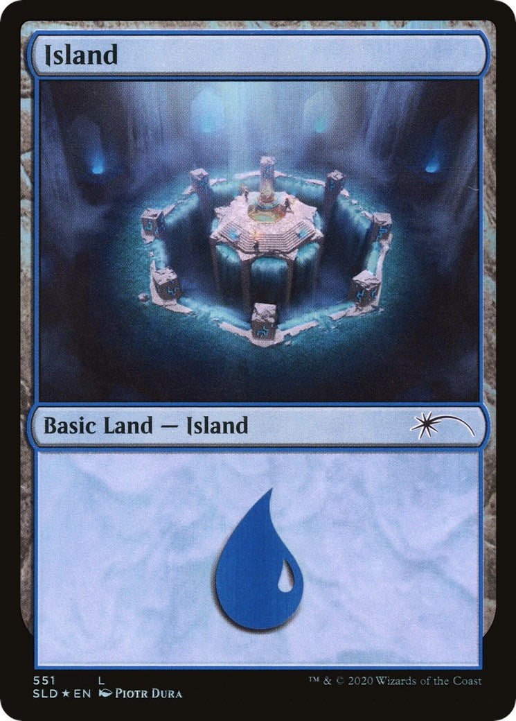 Image for Island (551) (551) (SLD) - Magic: The Gathering