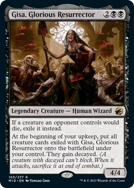 Image for Gisa, Glorious Resurrector (103) (MID) - Magic: The Gathering