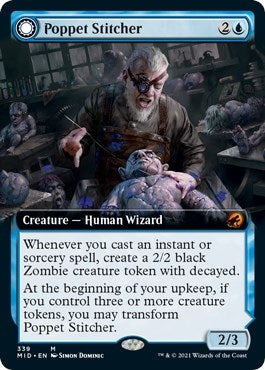 Image for Poppet Stitcher (Extended Art) (339) (MID) - Magic: The Gathering