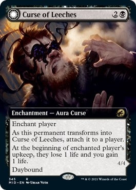 Image for Curse of Leeches (Extended Art) (345) (MID) - Magic: The Gathering
