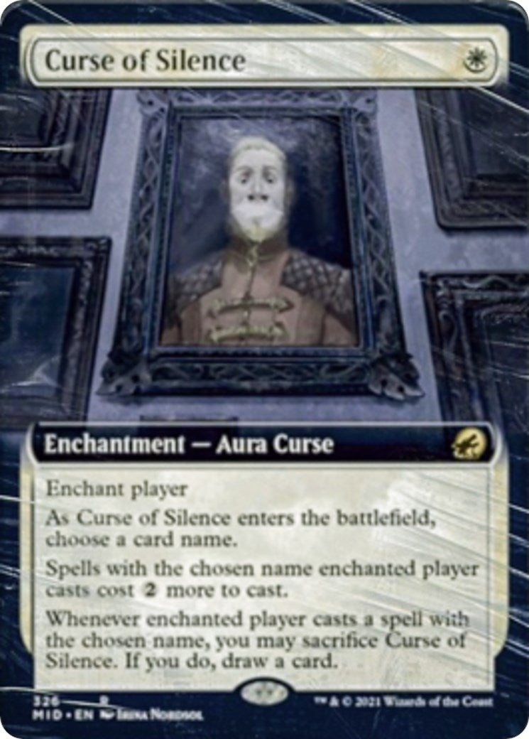 Image for Curse of Silence (Extended Art) (326) (MID) - Magic: The Gathering