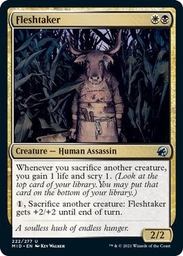 Image for Fleshtaker (222) (MID) - Magic: The Gathering