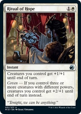Image for Ritual of Hope (31) (MID) - Magic: The Gathering