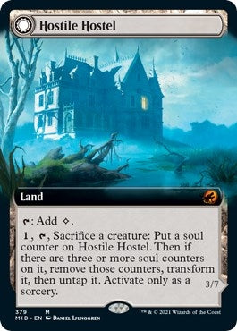 Image for Hostile Hostel (Extended Art) (379) (MID) - Magic: The Gathering