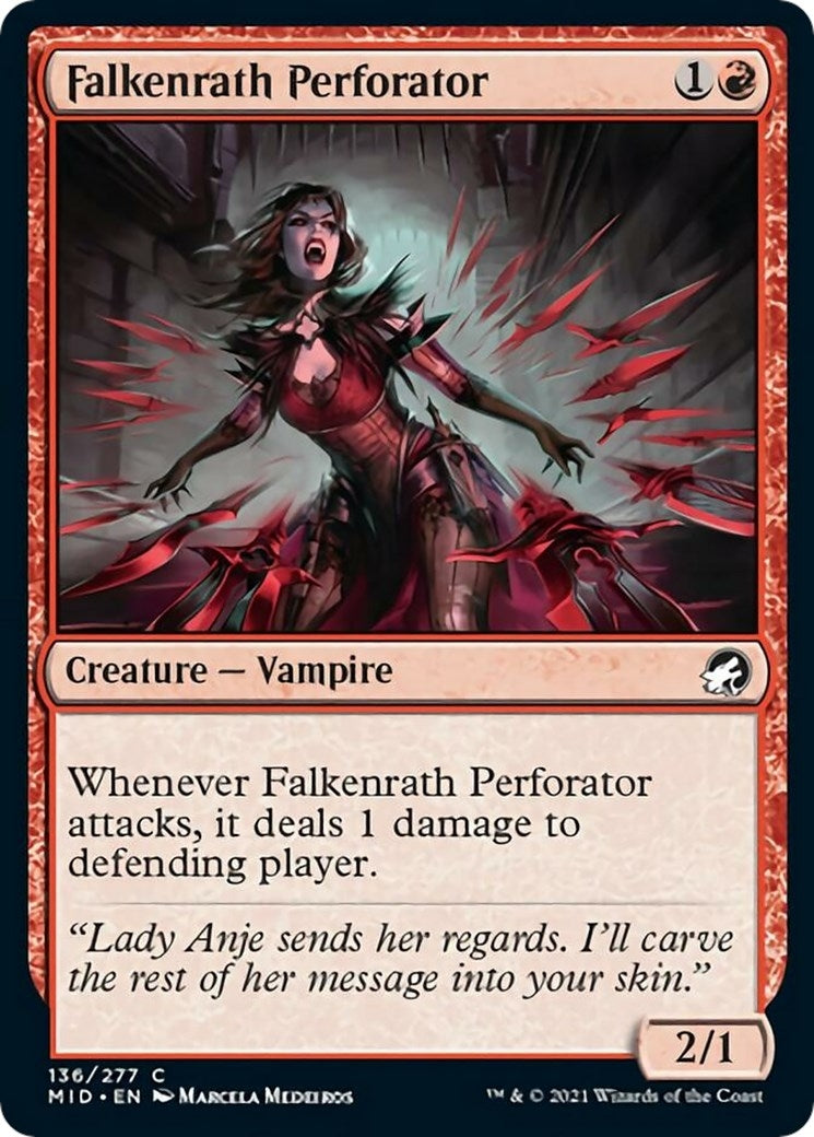 Image for Falkenrath Perforator (136) (MID) - Magic: The Gathering