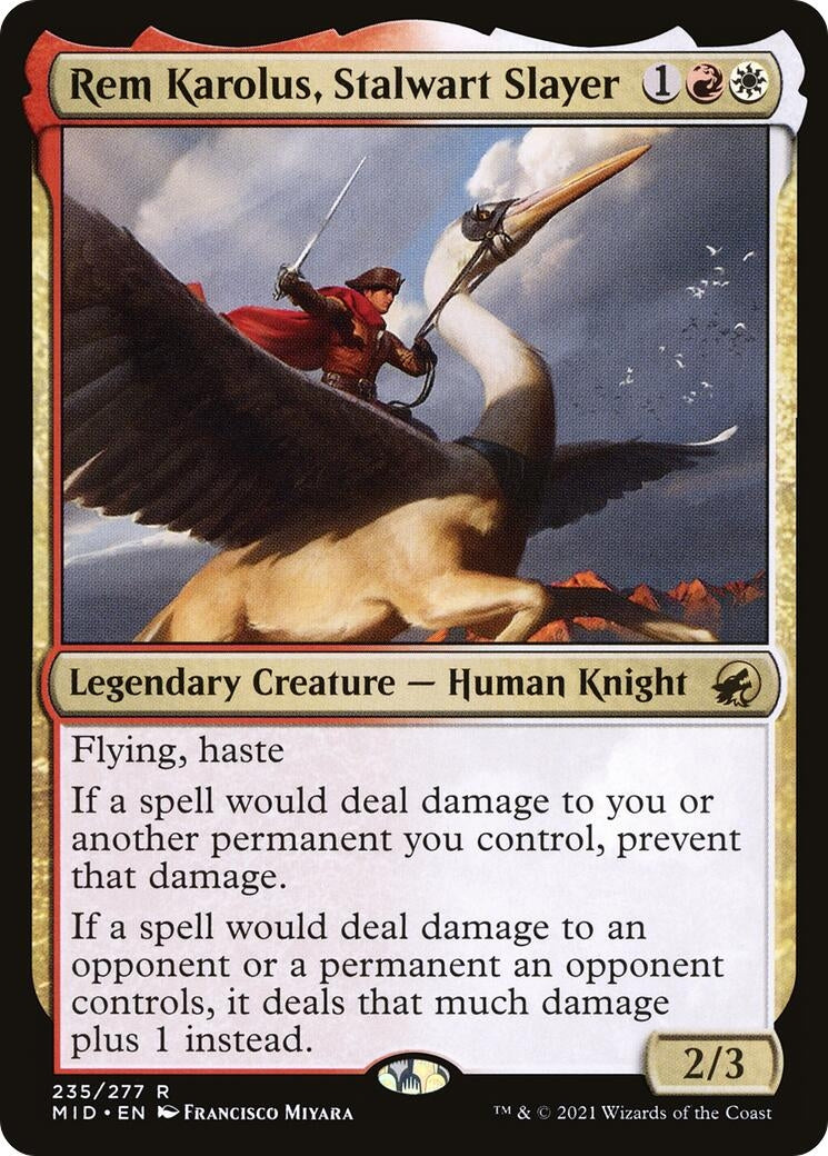Image for Rem Karolus, Stalwart Slayer (235) (MID) - Magic: The Gathering