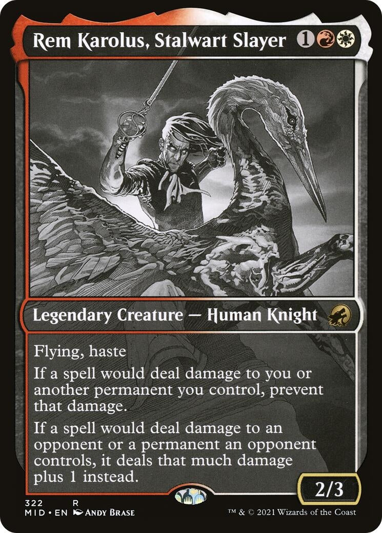 Image for Rem Karolus, Stalwart Slayer (Showcase) (322) (MID) - Magic: The Gathering