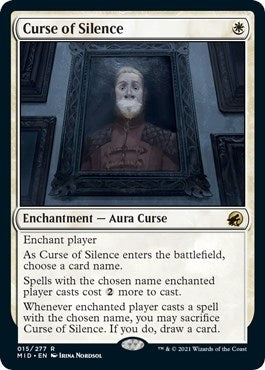 Image for Curse of Silence (15) (MID) - Magic: The Gathering