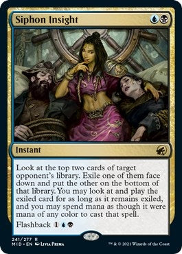 Image for Siphon Insight (241) (MID) - Magic: The Gathering