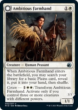 Image for Ambitious Farmhand (2) (MID) - Magic: The Gathering