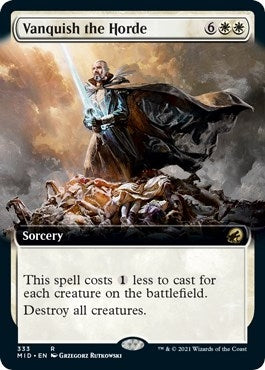 Image for Vanquish the Horde (Extended Art) (333) (MID) - Magic: The Gathering