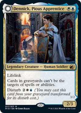 Image for Dennick, Pious Apprentice (217) (MID) - Magic: The Gathering