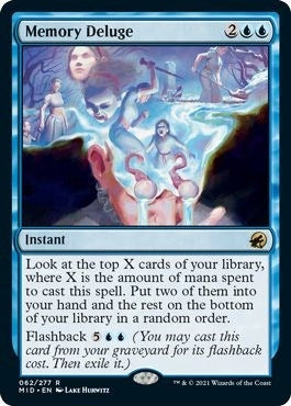 Image for Memory Deluge (62) (MID) - Magic: The Gathering