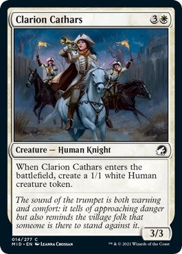 Image for Clarion Cathars (14) (MID) - Magic: The Gathering