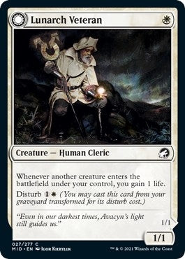 Image for Lunarch Veteran (27) (MID) - Magic: The Gathering