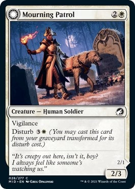 Image for Mourning Patrol (28) (MID) - Magic: The Gathering