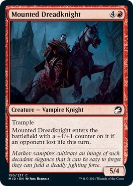 Image for Mounted Dreadknight (150) (MID) - Magic: The Gathering