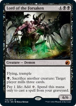 Image for Lord of the Forsaken (110) (MID) - Magic: The Gathering