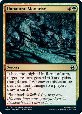 Image for Unnatural Moonrise (247) (MID) - Magic: The Gathering